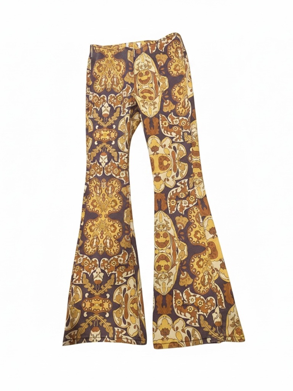 We The Free Paisley Bootcut Pants in Mustards & Browns